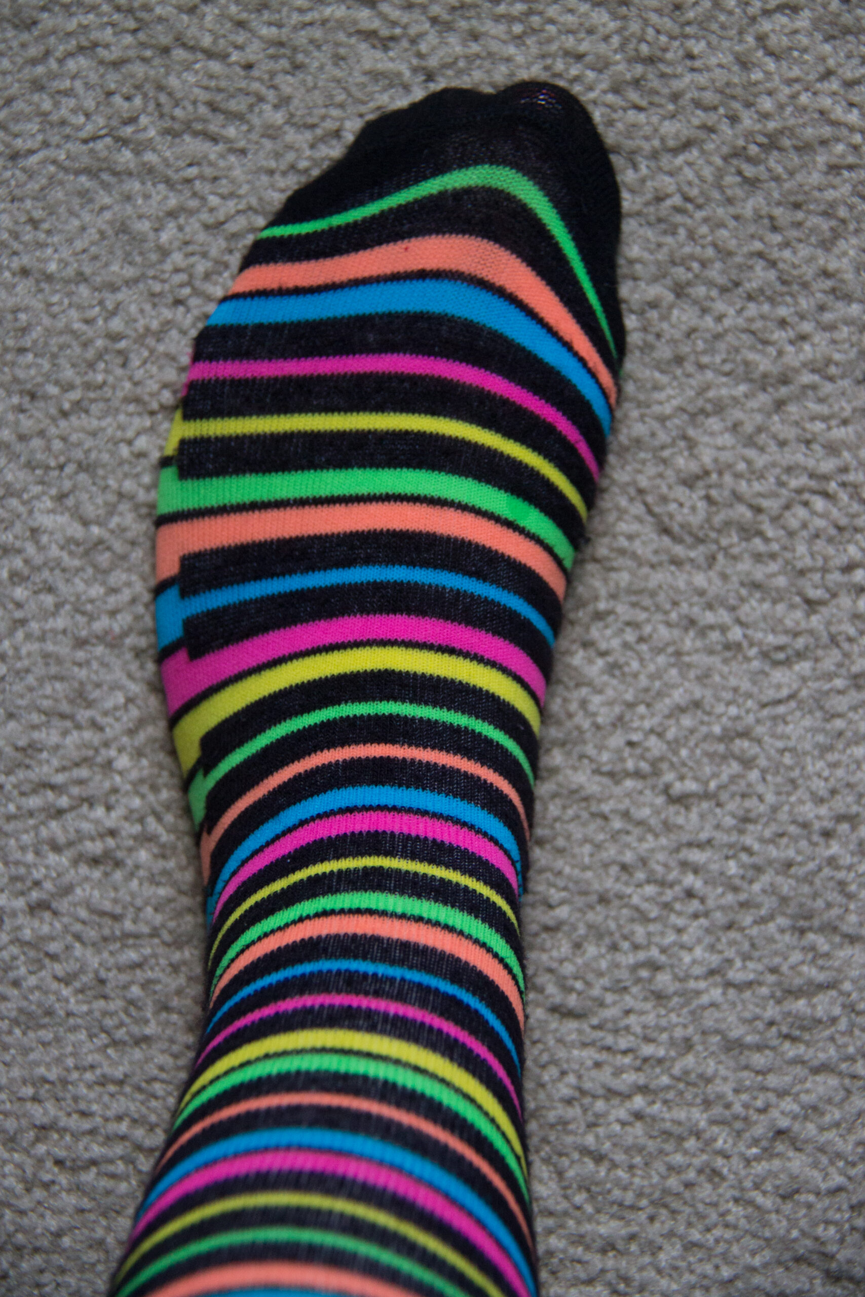 Full Picture of Piano Key Socks